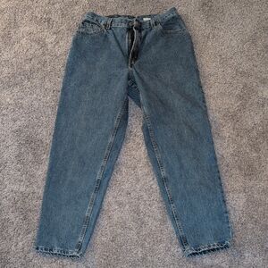 VTG Levi's 550 Relaxed Fit Tapered jeans Blank Red Tab 12 Mis